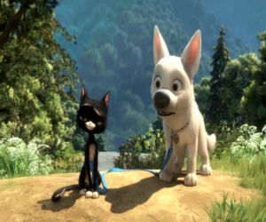 Puzzle Volt avec le chatte Mitaine dans de la route forestière de Hollywood
