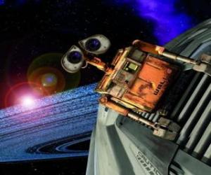Puzzle WALL-E désespérément accrochés à la coque du navire
