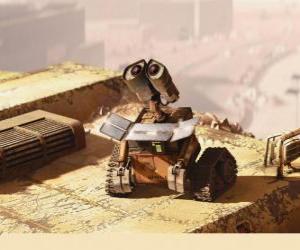 Puzzle Wall-e recharger vos batteries en utilisant des panneaux solaires
