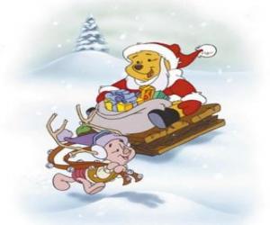 Puzzle Winnie l'Ourson et Porcinet