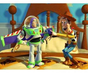 Puzzle Woody et Buzz Lightyear, le Space Ranger