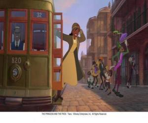 Puzzle Young Tiana Le tram à La Nouvelle-Orléans