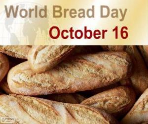 Puzzle 16 Octobre, Journée mondiale du pain