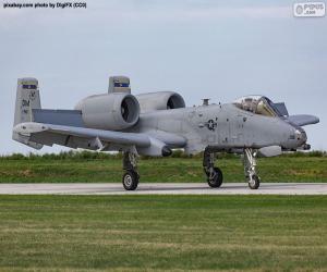 Puzzle A-10A Thunderbolt II