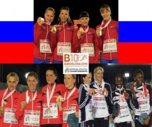 Puzzle A. Kapachinskaya, A. Krivoshapka, X. Ustalova et T. Firova, Londres 2012