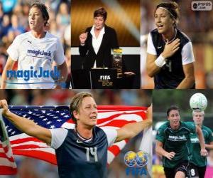 Puzzle Abby Wambach Joueur Mondial de la Coupe 2012 Année