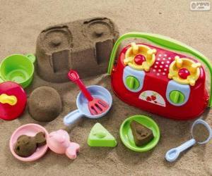 Puzzle Accessoires pour jouer sur la plage