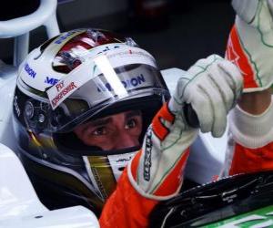 Puzzle Adrian Sutil - Force India - Hockenheim 2010