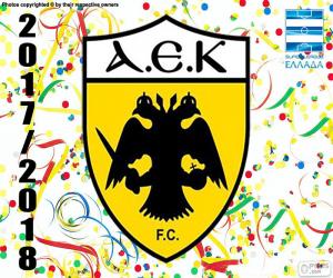 Puzzle AEK Athènes F.C., Super Lig 2017-18