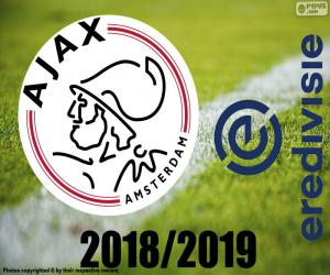 Puzzle AFC Ajax, champion 2018-2019