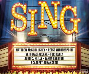 Puzzle Affiche de Sing