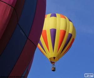 Puzzle Air chaud ballon jaune