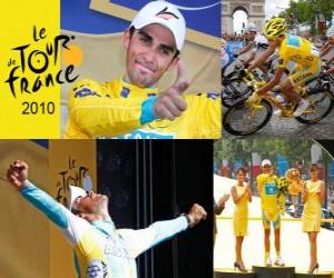 Puzzle Alberto Contador vainqueur le Tour de France 2010