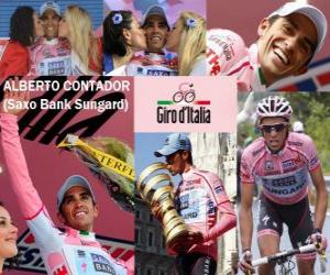 Puzzle Alberto Contador, vainqueur du Giro 2011 l'Italie