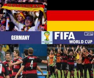 Puzzle Allemagne célèbre sa classification, Brésil 2014