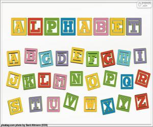 Puzzle Alphabet de couleurs