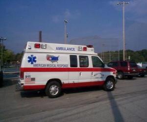 Puzzle Ambulance américaine