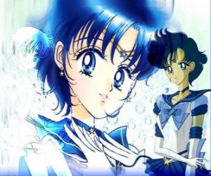 Puzzle Ami Mizuno ou Molly Mizuno peut devenir Sailor Mercury
