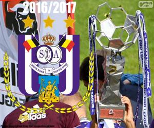 Puzzle Anderlecht, champion 2016-2017