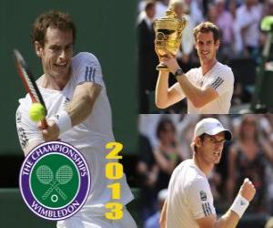 Puzzle Andy Murray Champion de Wimbledon 2013