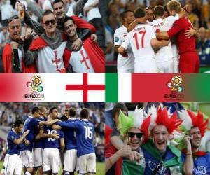 Puzzle Angleterre - Italie, quart de finale, Euro 2012