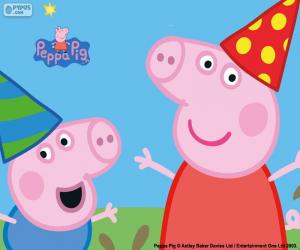 Puzzle Anniversaire de Peppa Pig