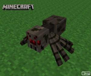 Puzzle Araignée, une des créatures de Minecraft