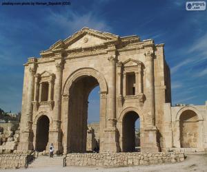 Puzzle Arche d’Hadrien, Jordanie