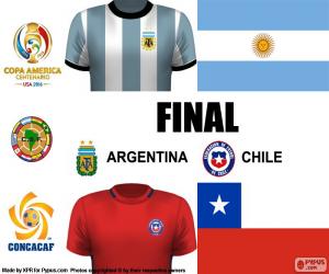 Puzzle ARG-CHI finale Copa America 2016