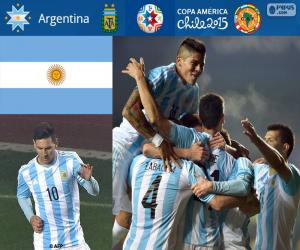 Puzzle ARG finaliste, Copa America 2015