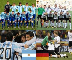 Puzzle Argentine - Allemagne, quart de finale, Afrique du Sud 2010