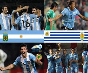 Puzzle Argentine - Uruguay, quarts de finale, Argentine 2011