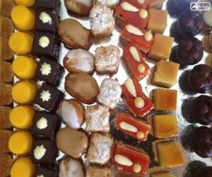 Puzzle Assortiment de petits fours sucrés