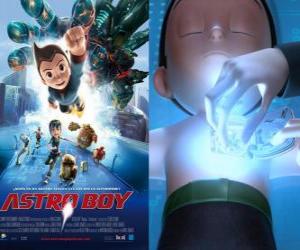 Puzzle AstroBoy ou Astro Boy, un super-robot créé par le professeur Tenma à l'image de son fils Toby morts et de ses souvenirs