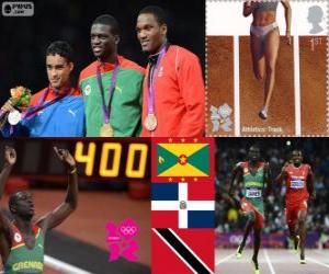 Puzzle Athlétisme 400 m masculin LDN 12