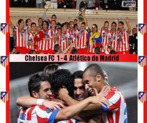 Puzzle Atlético de Madrid Champion 2012 Supercoupe UEFA
