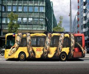 Puzzle Autobus urbain, Copenhague