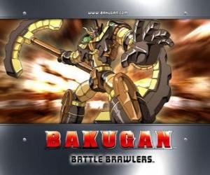 Puzzle Bakugan Subterra gorem est le gardien de Julie