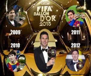 Puzzle Ballon d'or FIFA 2015