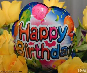 Puzzle Ballon Happy Birthday