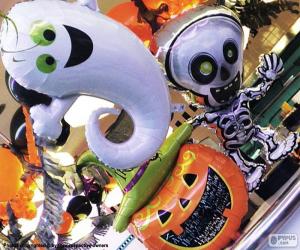 Puzzle Ballons Halloween