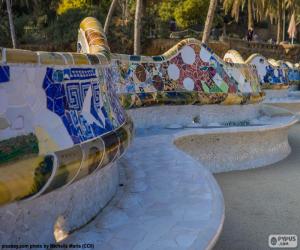 Puzzle Banque, Parc Güell, Barcelone