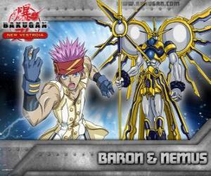 Puzzle Baron Leltoy et son Nemus Bakugan