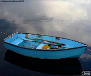 Puzzle Bateau bleu