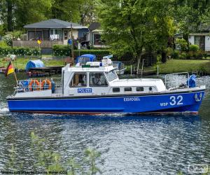 Puzzle Bateau de police, Allemagne