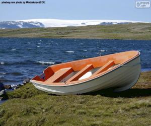 Puzzle Bateau sur la côte norvégienne