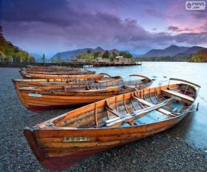 Puzzle Bateaux en bois