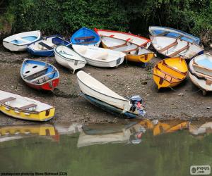 Puzzle Bateaux sur le rivage