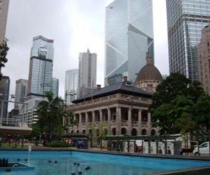 Puzzle Bâtiment néoclassique de la ville de Hong Kong