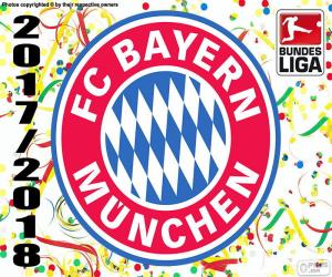 Puzzle Bayern Munich, Bundesliga 2017-2018